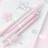 4pcs/set Japanese Cute INS Inspired Scented Gel Pens Instant Dry 0.5mm Smooth Ink for Exam Writing Sweet Aesthetic Pastel Pens