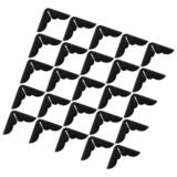 50Pcs Vintage Book Corner Protectors Metal Album Folder Edge Guards for Scrapbooking Cardmaking DIY Craft Projects