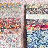50x145cm Pastoral Floral Poplin Fabric for Sewing, DIY Children’s Wear Cloth, Summer Fabric for Sewing, 40s Cotton