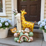 56pcs Jungle Theme Party Animal Foil Balloon Set Kids Gift Baby Shower Decoration Wild One Forest Safari Birthday Party Supplies