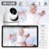 BoyKeep 3MP 5G/2.4GHz WiFi Indoor Home Security IP Smart Baby Monitor Camera Automatic Tracking 24/7 Video Surveillance Camera