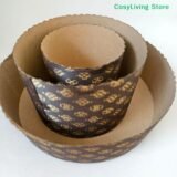 5Pcs Paper Tray Dove Mold Pastry Bread Cake Carton Packaging Cake Decoration Christmas Holiday Party Kitchen Baking Tools