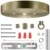 6 Inch Light Canopy Kit Heavy Duty Replacement
