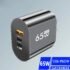 65W GaN Fast Charging USB Type C Charger US/EU/UK Plug PD Quick Charge Wall Charger For Phone Adapter For iPhone Huawei Samsung