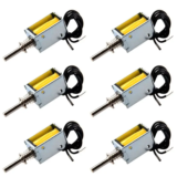 6X DC 4.5V 40G/2Mm Open Frame Actuator Push Pull Solenoid Electromagnet New