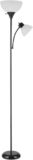72″ Floor Lamp with Adjustable Reading Light, Bright Torchiere for Bedroom, Living Room & Office – Space-Saving Slim Design