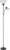 72″ Floor Lamp with Adjustable Reading Light, Bright Torchiere for Bedroom, Living Room & Office – Space-Saving Slim Design
