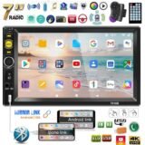 7 Inch 2 Din Car Multimedia Player Audio Stereo Radio HD MP5 Touch Screen Mirror Link Bluetooth USB FM Autoradio