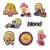 Blond Girls Shoe Charms Set Shoe Accessories Decoration