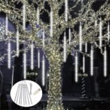 8 Tubes Meteor Shower Rain Lights USB LED Lights Decor Lights Garden Wedding Party Decorations Ramadan Home Decor 30/50CM