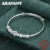 925 Sterling Silver Nine-Turn Bead Bangle – A Unique And Versatile Gift For Women, Perfect For Events And Jewelry
