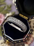 925 Sterling Silver Full Zircon Shining Classic Ring For Women Engagement Wedding Anniversary Fashion High Quality Fine Jewelry