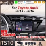 Android 16 Auto Car Radio For Toyota Auris 2013 2014 2015 2016 Carplay Video Multimedia Player Car Stereo 5G Wifi Bluetooth DVD