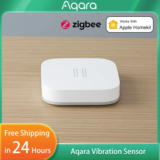 Aqara Smart Vibration Sensor ZigBee Motion Shock Sensor Detection Alarm Monitor Built In Gyro For Alexa Mijia Homekit Smart home