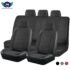 High Back Air Mesh Fabric Car Seat Covers Sporty Design Airbag Compatible Fit For Most Car Suv Truck Van Seat Cushion