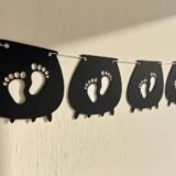 Baby Feet Cauldron Banner A Little Boo Is Due Decor Halloween Baby Shower Momster To Be Witch Baby Cauldron Bunting Autumn Decor