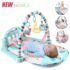 Baby Tummy Fun Toy – Prone Abdominal Support Pillow,Multi-functional Baby Crawling Mat with Rattle Toy