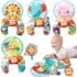 Baby Toys Tummy Time Water Play Mat Inflatable Cushion Early Education Developing Baby Water Play Mat for Infants and Toddlers