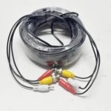 BNC+RCA+DC CCTV Cable 3 IN 1 Power Video Audio Coaxial BNC Extension Cable Wire For CCTV Security Camera System
