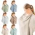 Cotton Mother Outing Breastfeeding Cover Baby Feeding Nursing Covers Adjustable Privacy Breastfeeding Apron Stroller Blanket