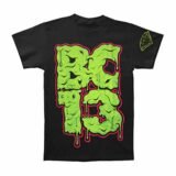 Brokencyde Men BC Slimed T-shirt Black harajuku oversized t shirt graphic t shirts men clothing streetwear tshirt tops