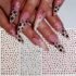 XMQ NAIL ART STAMPING PLATES LACE DESIGNS IMAGEPLATES DENIM STYLE TEMPLATE