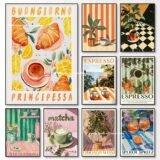 Buongiorno Espresso Canvas Print What Is Tea Food and Beverage Kitchen Wall Art Poster for Modern Living Room Home Decor