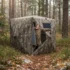 Camouflage Pop-Up Hunting Blind Easy Setup Ground Shelter Outdoor Camo Blind with Storage for Deer Turkey Duck Archery Season