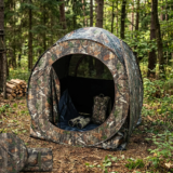 Camouflage Pop-Up Hunting Blind Ground Shelter – Easy Setup And Storage for Deer Turkey And Duck Hunting