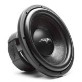 Car audio subwoofer enclosed enclosures, polypropylene cone, black,