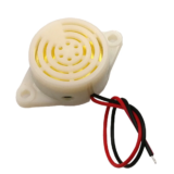 Car Electronic Buzzer Alarm 95DB Sound Pressure Level DC 3V to 24V Supply Voltage ABS Enclosure 4-Pin Direct Mounting Design