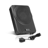 Car under-seat subwoofer application, polypropylene cone, black, 1000W