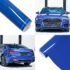 Ultra Glossy Sapphire Blue Wrap PET DIY Vinyl Film For Car Whole Body PVC Decals Wrapping Stickers Cover Auto Tuning Accessories