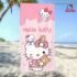 1pc Hello Kitty Sweet Baby Beach Towel: Polyester 2D Print, Gift—Quick-Dry & Lightweight, Swimming/Surfing/Camping, Unisex Beach