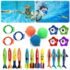 Summer Diving Toys Torpedos Octopus Diving Fish Ring Swimming Pool Water Games Training Gift Set Toys For kids