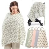Cotton Mother Outing Breastfeeding Cover Baby Feeding Nursing Covers Adjustable Privacy Breastfeeding Apron Stroller Blanket