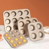 Cupcake Pan Muffin Tray Cupcake Mold Muffin Pan Carbon Steel Baking Pan Non Stick Bakeware Biscuit Pan Microwave Cake Mould