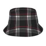 Custom GTI Tartan Bucket Hat Sun Beach Packable Fisherman Cap for Women Men Summer Outdoor Beach Camping Hiking Fishing