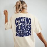 Cycling Lover Gift Retro Cycling Tee Cyclist Gift Vintage Bike Rider Shirt Funny T-Shirt Road Bike Lover Top Oversized T Shirt