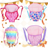 Dolls Out Going Carry Bag Backpack Strap 43cm 45cm Newborn Doll Clothes Accessories,Children’s Bag,Christmas Birthday Gift