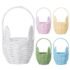 1 Set 4 Pcs Colorful Bamboo Egg Baskets Easter Props Children’s Day Baskets