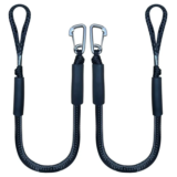 Elastic Marine Rope Heavy-Duty Bungee Dock Lines Adjustable Shock Absorbing Tie Downs for Kayak Boat Accessories