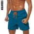 Men’s Swim Shorts Swim Trunks Quick Dry Board Shorts Bathing Suit Breathable Drawstring With Pockets for Surfing Beach Summer