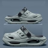 Eyriphy Men’s And Women’s Cave Shoes With Removable Insoles Non-slip Cushioned Thickened Slippers Fashion Breathable Sandals