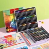 Faber-Castell Soft Oil Pastel Set 24/36/48 Vibrant Colors Creamy Texture Bullet Head Chalk for Artist Painting Drawing Beginners