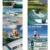 Family-Friendly 35 Wide Stable SUP Paddleboard, Supports 430lbs, for 3 People, with Camera Mount & Shoulder Strap