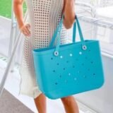 Fashion Beach Bag Rubber EVA Waterproof Basket Large Capacity Summer Storage Women Shopping Shoulder Handbag Tote Sac Beach Bag