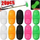 Fishing Double Catfish Rattles Luring Fish Tool Reusable ABS Fishing Rattles Sea Fishing Attractor Bell Beads Luring 20/10pcs