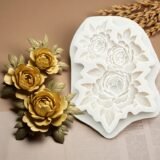 Flower Peony Silicone Sugarcraft Mold Resin Tools Cupcake Baking Mould Fondant Cake Decorating Tools