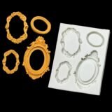Frame Shape Silicone Sugarcraft Mold Fondant Cake Decorating Tools Baking Mold